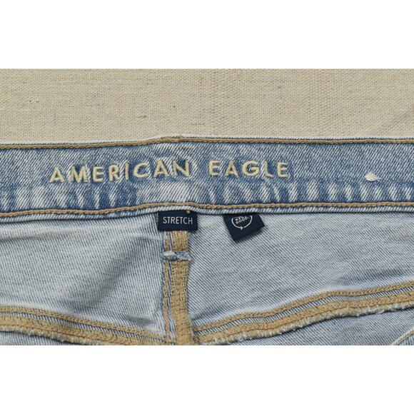 American Eagle Women's Blue Highest Rise 90s Boyfriend Jeans Size 20 Cotton - Picture 7 of 8